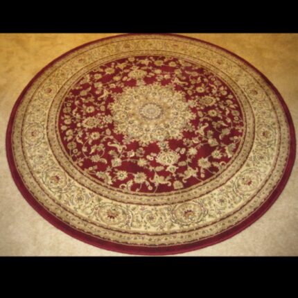 Voyage St. Louis Red Round Rug